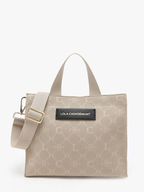 Handtas Print Lola casademunt Beige print 11